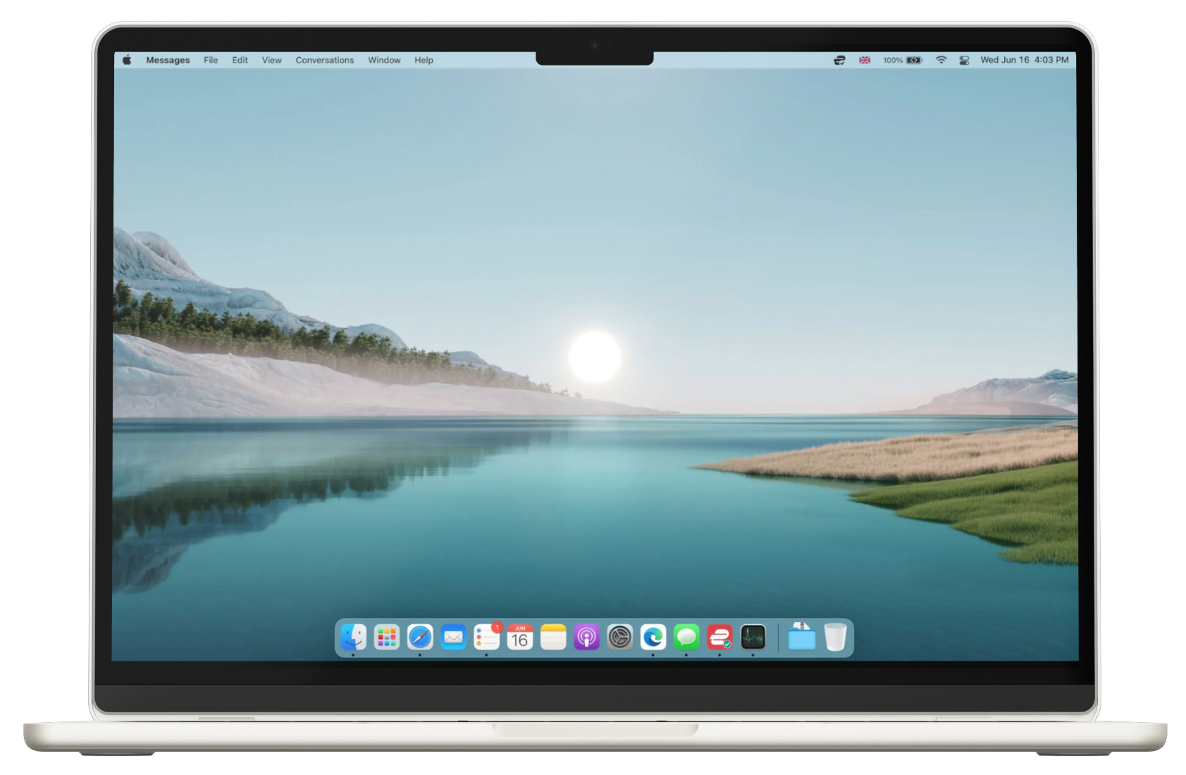 Macbook Front View